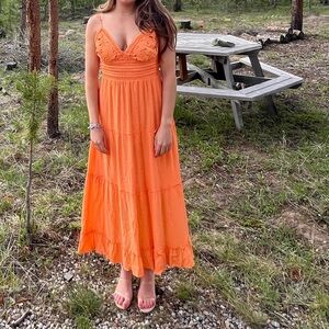 A x D / Alba Anabella Dress - Tangerine Size L